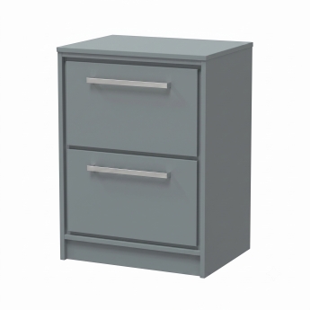 Delphi Lodge 600mm 2-Drawer Floor Standing Countertop Vanity Unit | Product Image
