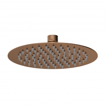 Delphi Loop Brushed Bronze Dual Concealed Shower Set with Fixed Head and Handset