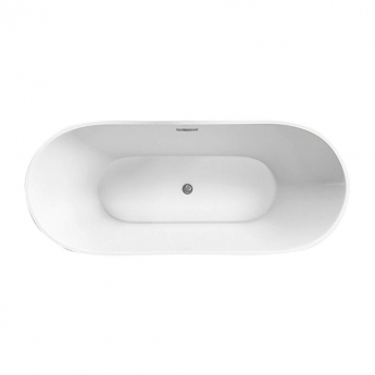 Delphi Lugano Double Ended Freestanding Bath 1800mm x 800mm - 0 Tap Hole