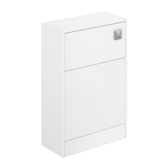 Delphi Lyra Satin White 500mm Back to Wall Toilet WC Unit | Product Image