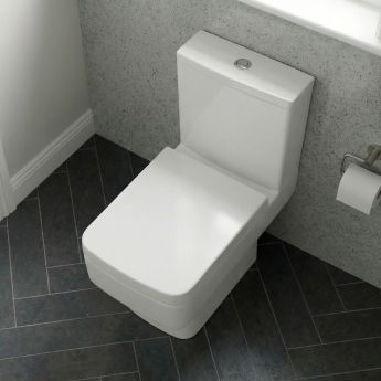 Delphi Malibu Compact Close Coupled Toilet (inc Soft Close Seat) | Product Image