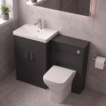 Delphi Nebula Compact 1050mm 2-Door Bathroom Furniture Combination Unit | Product Image