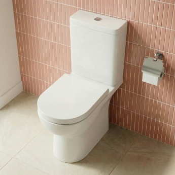 Delphi Neptune Compact Close Coupled Toilet (inc Soft Close Seat) | Product Image