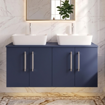 Delphi Nordic 1200mm 4-Door Wall Hung Countertop Vanity Unit | Product Image