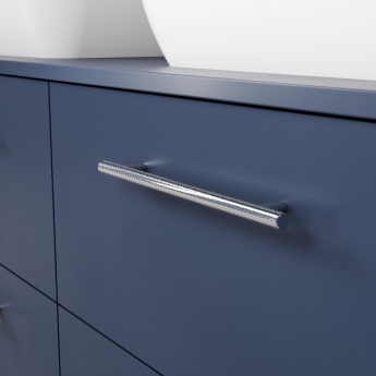 Delphi Nordic Midnight Blue 1200mm 4-Drawer Wall Hung Countertop Vanity Unit | Product Image