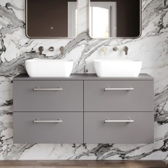 Delphi Nordic 1200mm 4-Drawer Wall Hung Countertop Vanity Unit | Product Image