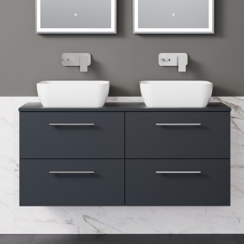 Delphi Nordic 1200mm 4-Drawer Wall Hung Countertop Vanity Unit | Product Image