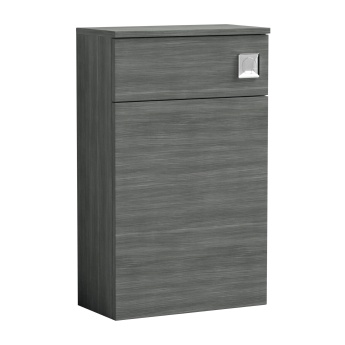 Delphi Nordic Anthracite 500mm Back to Wall Toilet WC Unit | Product Image