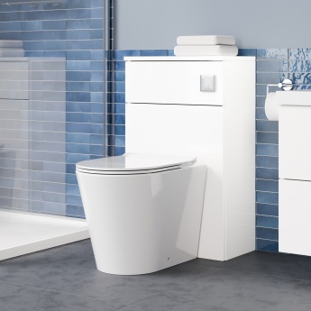 Delphi Nordic 500mm Back to Wall Toilet WC Unit | Product Image