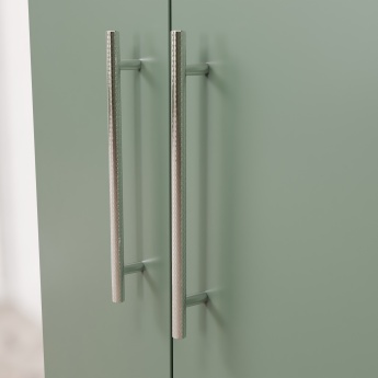 Delphi Nordic Green 600mm 2-Door Floor Standing Vanity Unit (inc Basin) | Product Image