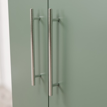 Delphi Nordic Green 600mm 2-Door Wall Hung Countertop Vanity Unit | Product Image