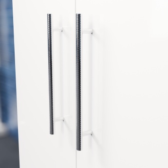 Delphi Nordic White 600mm 2-Door Wall Hung Countertop Vanity Unit | Product Image
