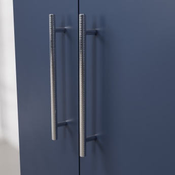 Delphi Nordic Midnight Blue 600mm 2-Door Wall Hung Vanity Unit (inc Basin) | Product Image