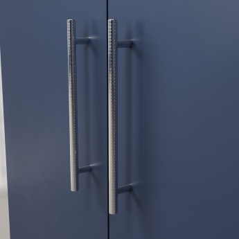 Delphi Nordic Midnight Blue 800mm 2-Door Floor Standing Countertop Vanity Unit | Product Image