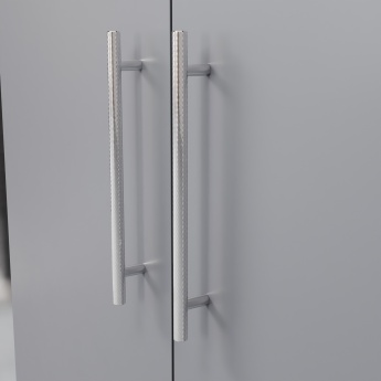 Delphi Nordic Grey 800mm 2-Door Floor Standing Countertop Vanity Unit | Product Image