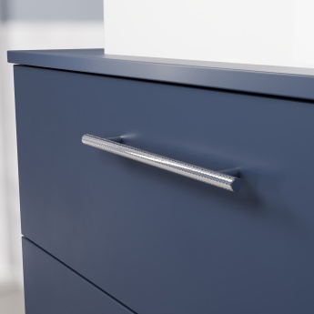 Delphi Nordic Midnight Blue 800mm 2-Drawer Wall Hung Countertop Vanity Unit | Product Image