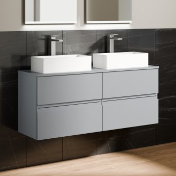 Delphi Penthouse 1200mm 4-Drawer Wall Hung Countertop Vanity Unit | Product Image
