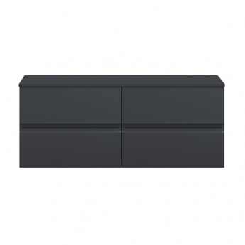 Delphi Penthouse 1200mm 4-Drawer Wall Hung Countertop Vanity Unit | Product Image