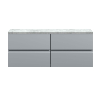 Delphi Penthouse 1200mm 4-Drawer Wall Hung Premium Countertop Vanity Unit | Product Image