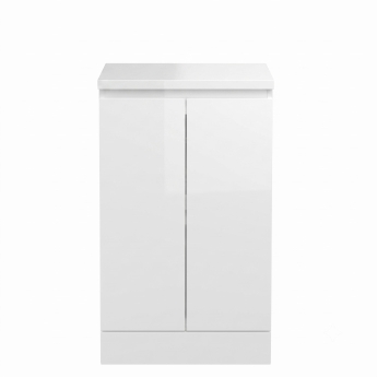 Delphi Penthouse 500mm 2-Door Floor Standing Countertop Vanity Unit | Product Image