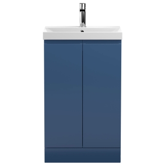 Delphi Penthouse 500mm 2-Door Floor Standing Vanity Unit (inc Basin) | Product Image
