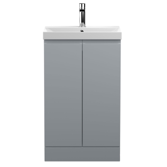 Delphi Penthouse 500mm 2-Door Floor Standing Vanity Unit (inc Basin) | Product Image