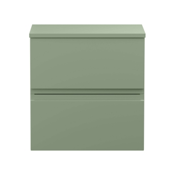 Delphi Penthouse 500mm 2-Drawer Wall Hung Countertop Vanity Unit | Product Image