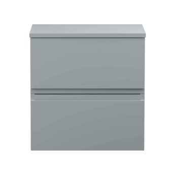 Delphi Penthouse 500mm 2-Drawer Wall Hung Countertop Vanity Unit | Product Image