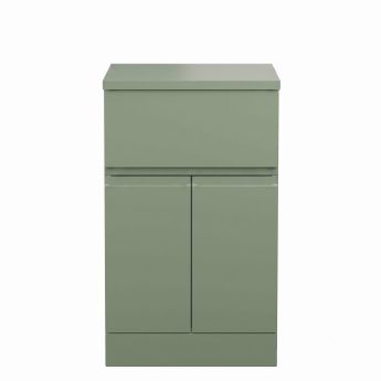 Delphi Penthouse 500mm 2-Door 1-Drawer Floor Standing Countertop Vanity Unit | Product Image
