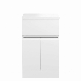 Delphi Penthouse 500mm 2-Door 1-Drawer Floor Standing Countertop Vanity Unit | Product Image