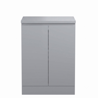 Delphi Penthouse 600mm 2-Door Floor Standing Countertop Vanity Unit | Product Image