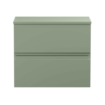 Delphi Penthouse 600mm 2-Drawer Wall Hung Countertop Vanity Unit | Product Image