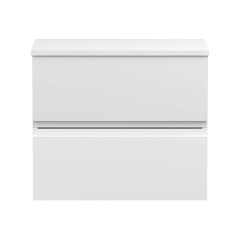 Delphi Penthouse 600mm 2-Drawer Wall Hung Countertop Vanity Unit | Product Image