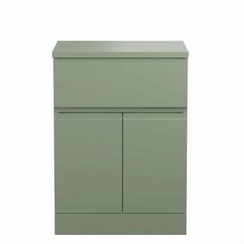 Delphi Penthouse 600mm 2-Door 1-Drawer Floor Standing Countertop Vanity Unit | Product Image
