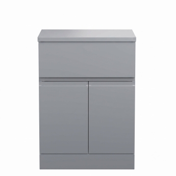 Delphi Penthouse 600mm 2-Door 1-Drawer Floor Standing Countertop Vanity Unit | Product Image