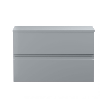 Delphi Penthouse 800mm 2-Drawer Wall Hung Countertop Vanity Unit | Product Image