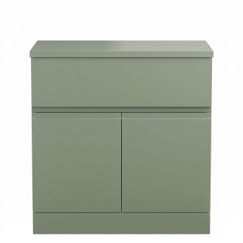 Delphi Penthouse 800mm 2-Door 1-Drawer Floor Standing Countertop Vanity Unit | Product Image