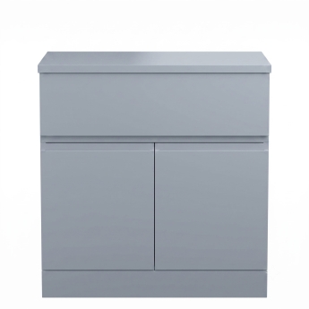 Delphi Penthouse 800mm 2-Door 1-Drawer Floor Standing Countertop Vanity Unit | Product Image