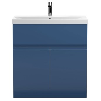 Delphi Penthouse 800mm 2-Door 1-Drawer Floor Standing Vanity Unit (inc Basin) | Product Image