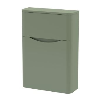 Delphi Polaris Satin Green 550mm Back to Wall Toilet WC Unit | Product Image