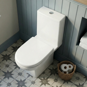 Delphi Prism Close Coupled Toilet (inc Soft Close Seat) | Product Image