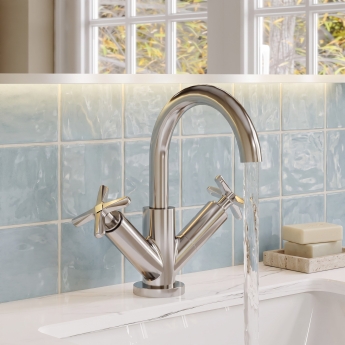 Delphi Sedona Chrome Mono Basin Mixer Tap (inc Pop-Up Waste) | Product Image