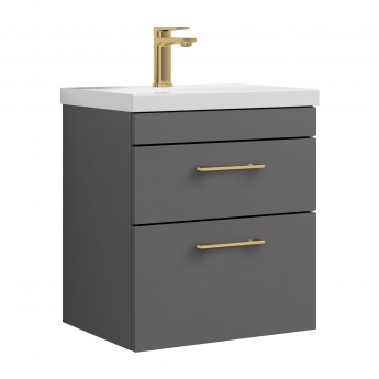 Delphi Versa 500mm 2-Drawer Wall Hung Vanity Unit