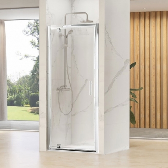 Delphi Vodas 6 Pivot Shower Door - 6mm Glass