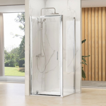 Delphi Vodas 6+ Pivot Shower Door - 6mm Glass