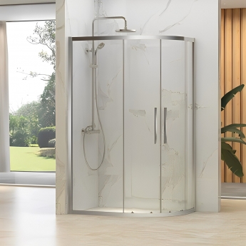 Delphi Vodas 6+ Offset Quadrant Shower Enclosure 1200mm x 800mm - 6mm Glass