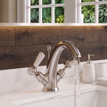 Delphi Windsor Lever Chrome Mono Basin Mixer Tap (inc Pop-Up Waste) | Product Image