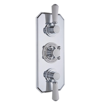 Delphi Windsor Chrome 2-Outlet Triple Concealed Shower Valve | Product Image