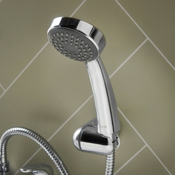 Deva Adore Deck Mounted Bath Shower Mixer Tap - Chrome | Product Image