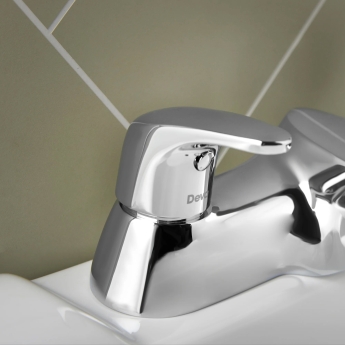 Deva Adore Deck Mounted Bath Filler Tap - Chrome | Product Image